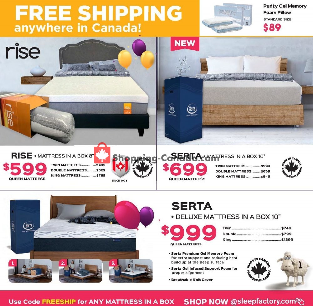 Sleep Factory flyer from Thursday April 11, 2019 to Tuesday April 30, 2019 - page 7