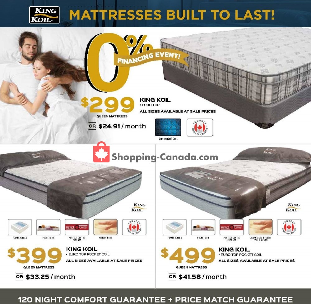 Sleep Factory flyer from Friday March 1, 2019 to Thursday April 18, 2019 - page 4