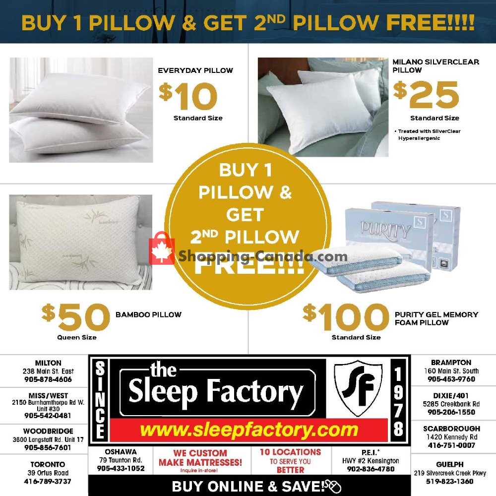 Sleep Factory flyer from Friday March 1, 2019 to Thursday April 18, 2019 - page 8