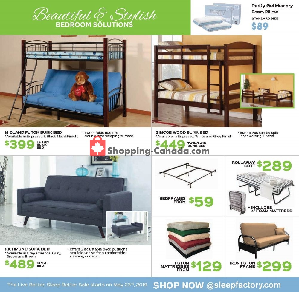 Sleep Factory flyer from Thursday May 23, 2019 to Wednesday May 29, 2019 - page 7