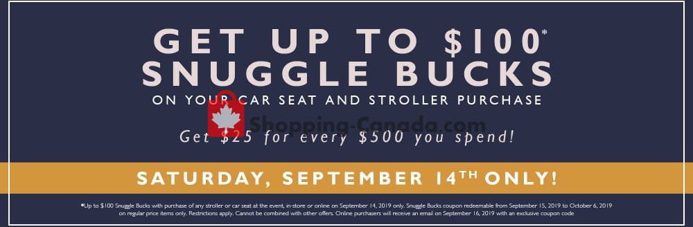 Snuggle Bugz flyer from Saturday September 14, 2019 to Saturday September 14, 2019 - page 5