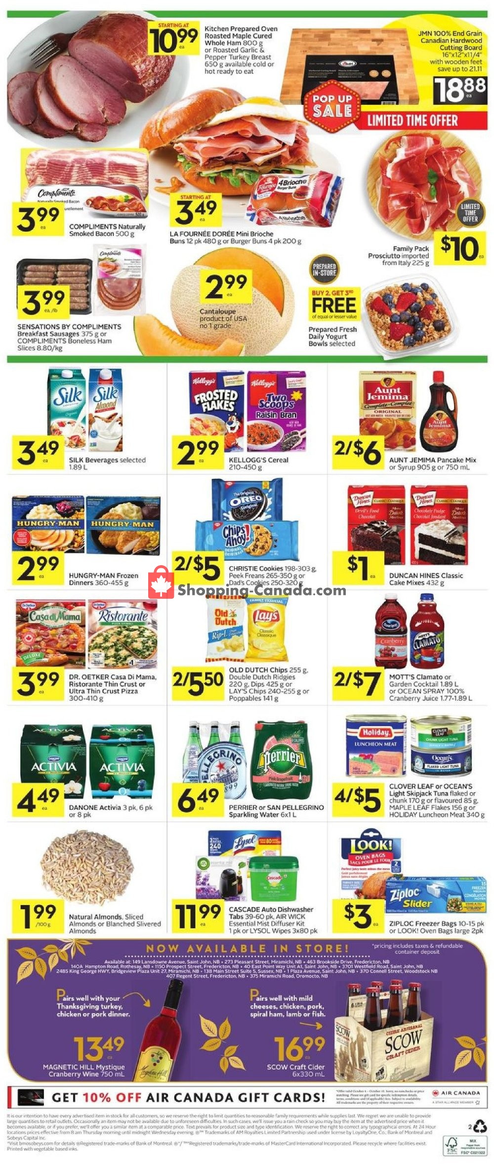 Sobeys flyer from Thursday October 11, 2018 to Wednesday October 17, 2018 - page 13
