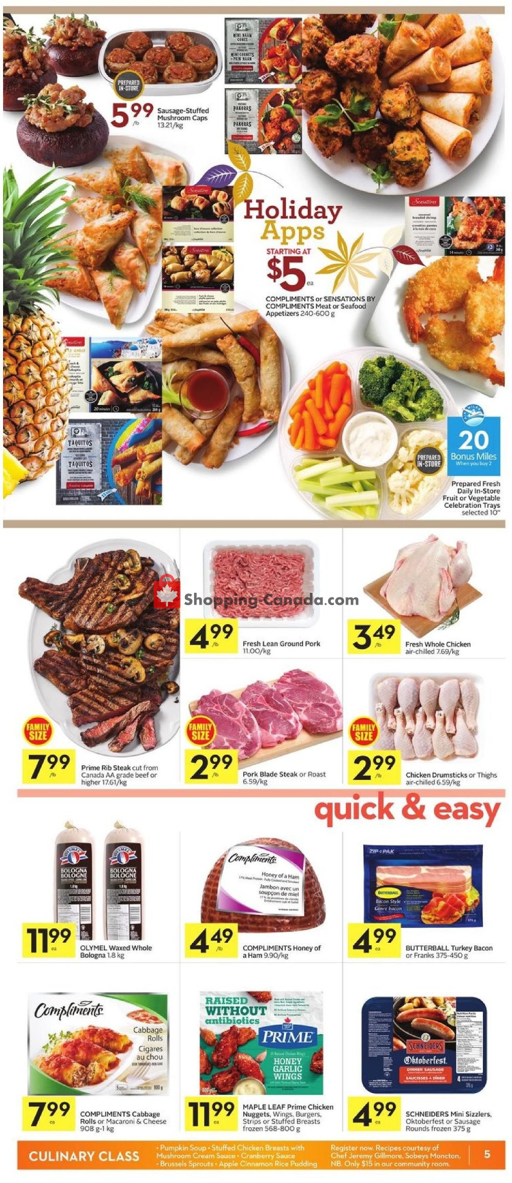 Sobeys flyer from Thursday October 11, 2018 to Wednesday October 17, 2018 - page 6