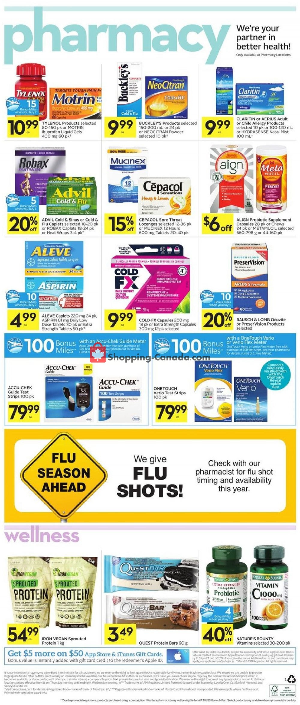Sobeys flyer from Thursday October 18, 2018 to Wednesday October 24, 2018 - page 11