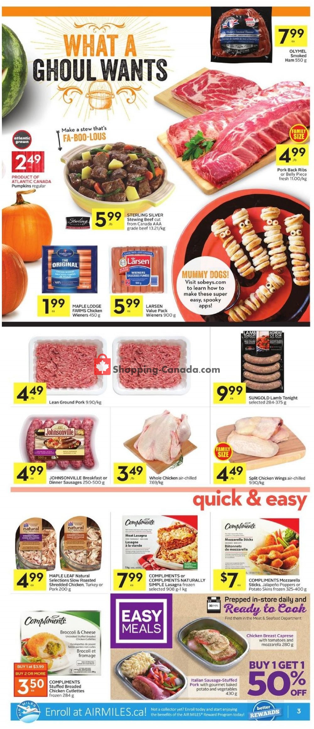 Sobeys flyer from Thursday October 25, 2018 to Wednesday October 31, 2018 - page 4