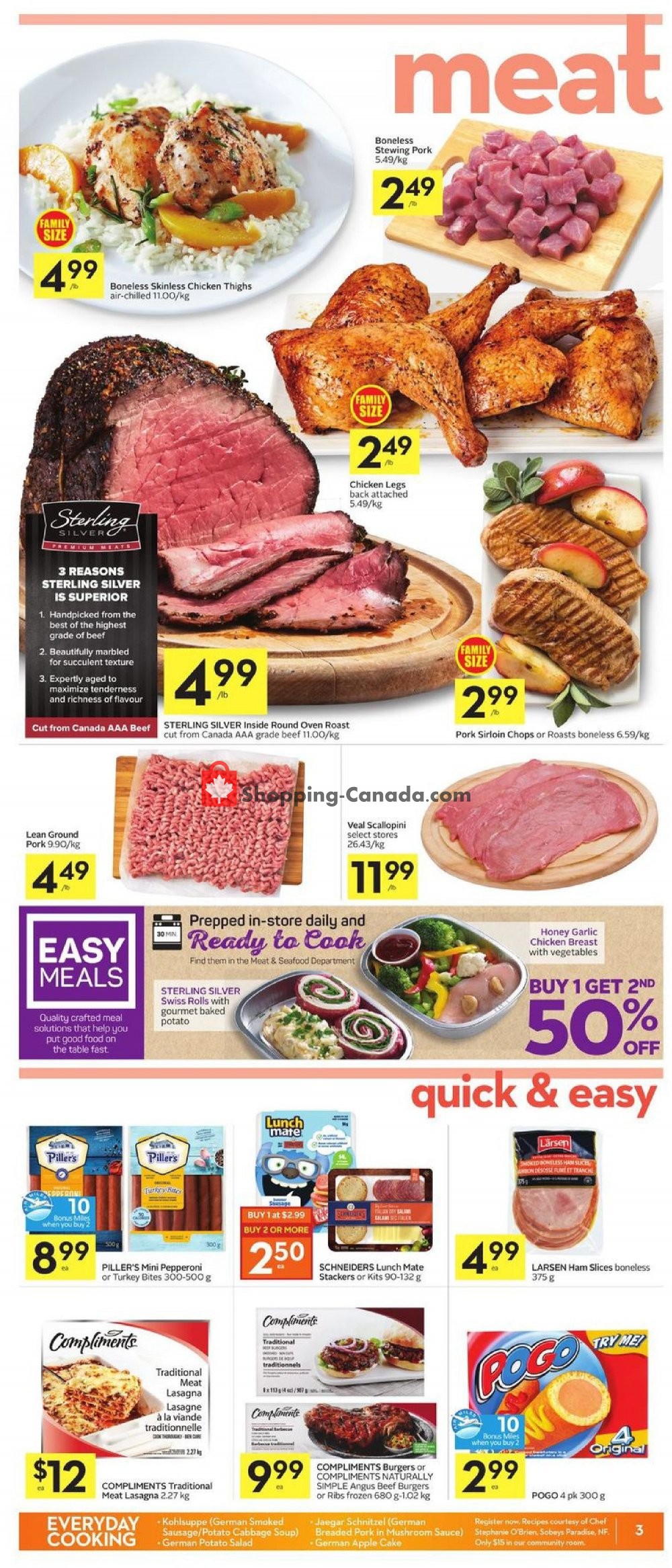 Sobeys flyer from Thursday January 10, 2019 to Wednesday January 16, 2019 - page 3