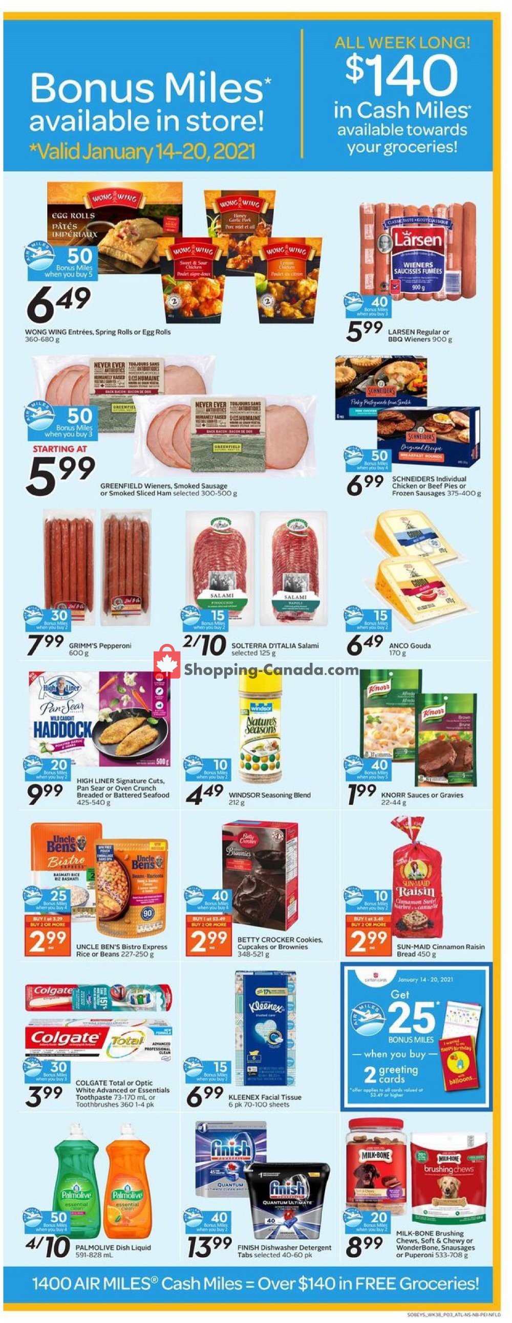 Sobeys flyer from Thursday January 14, 2021 to Wednesday January 20, 2021 - page 6