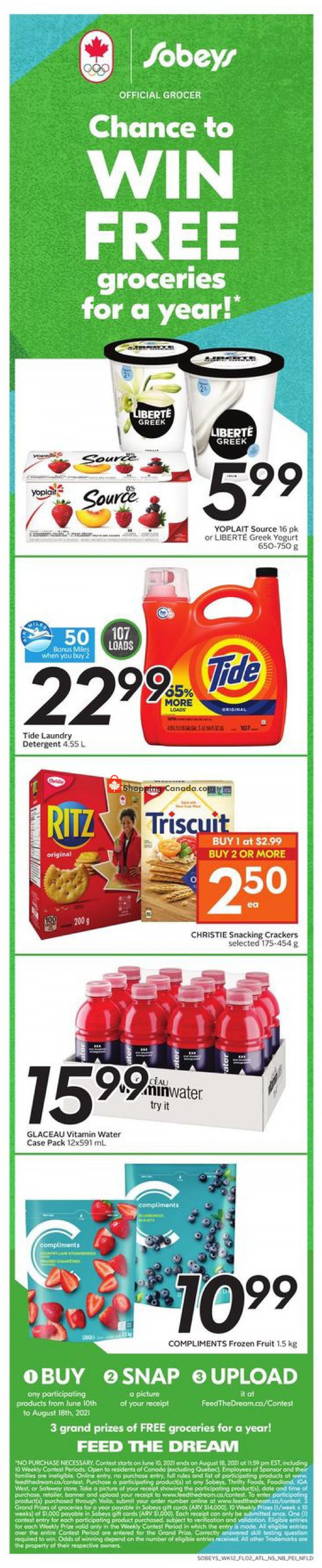 Sobeys flyer from Thursday July 15, 2021 to Wednesday July 21, 2021 - page 3