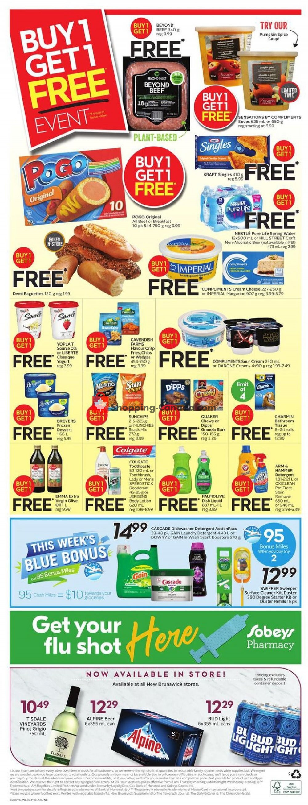 Sobeys flyer from Thursday October 15, 2020 to Wednesday October 21, 2020 - page 14