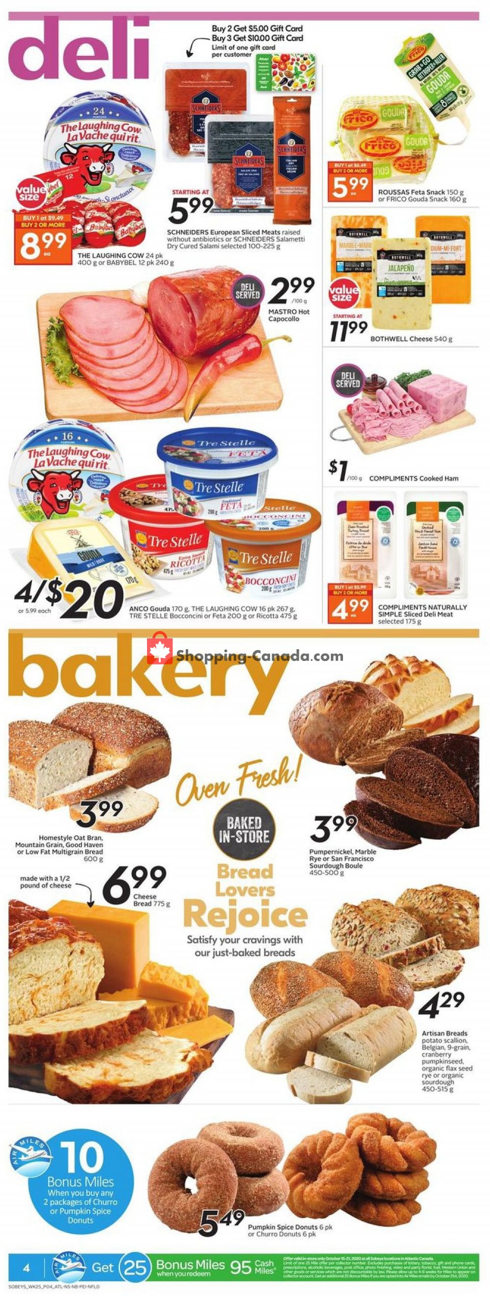 Sobeys flyer from Thursday October 15, 2020 to Wednesday October 21, 2020 - page 6