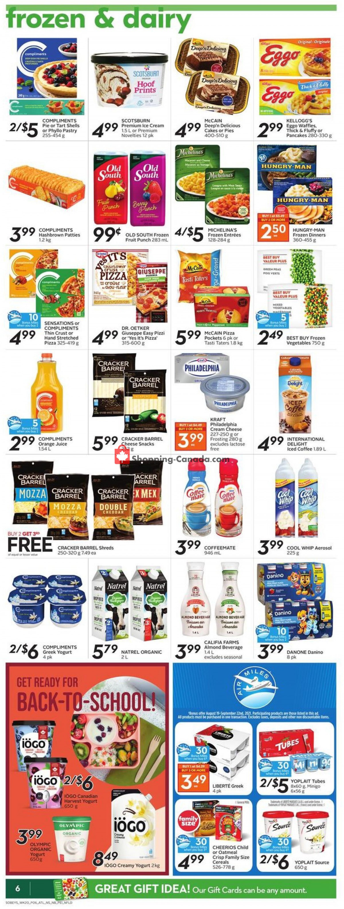 Sobeys flyer from Thursday September 9, 2021 to Wednesday September 15, 2021 - page 10