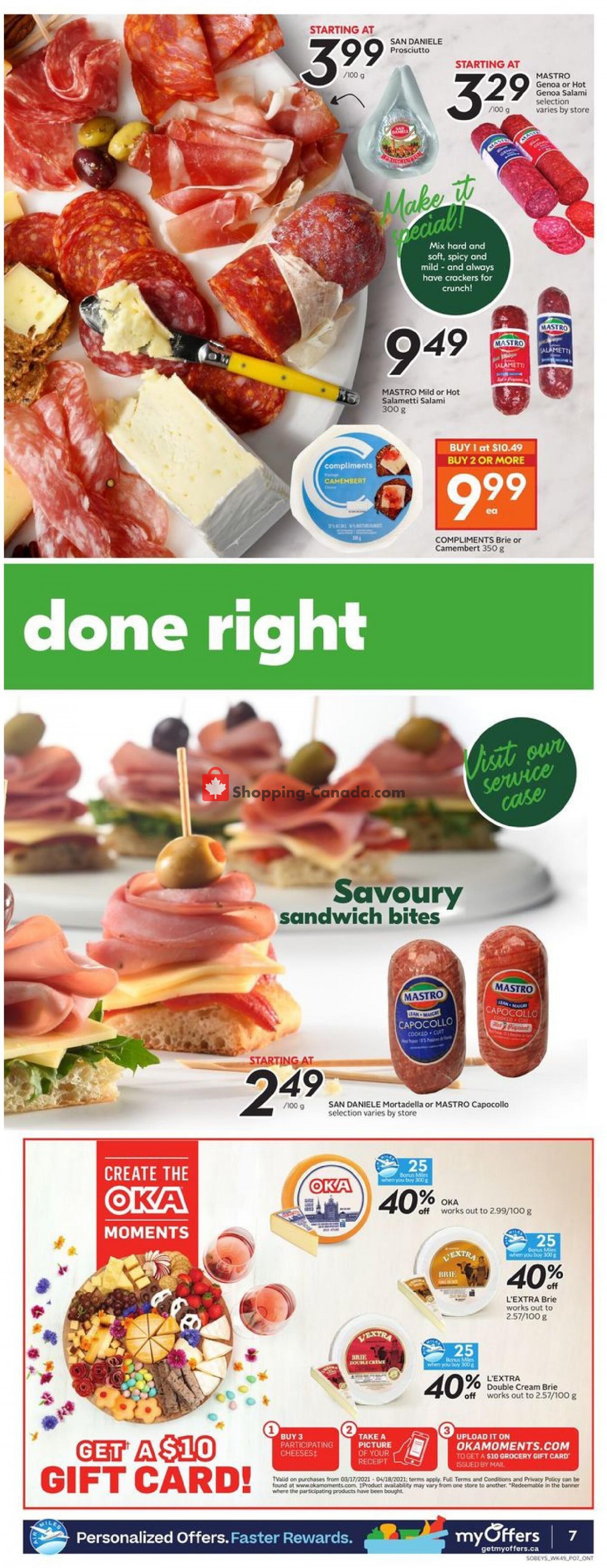 Sobeys flyer from Thursday April 1, 2021 to Wednesday April 7, 2021 - page 9
