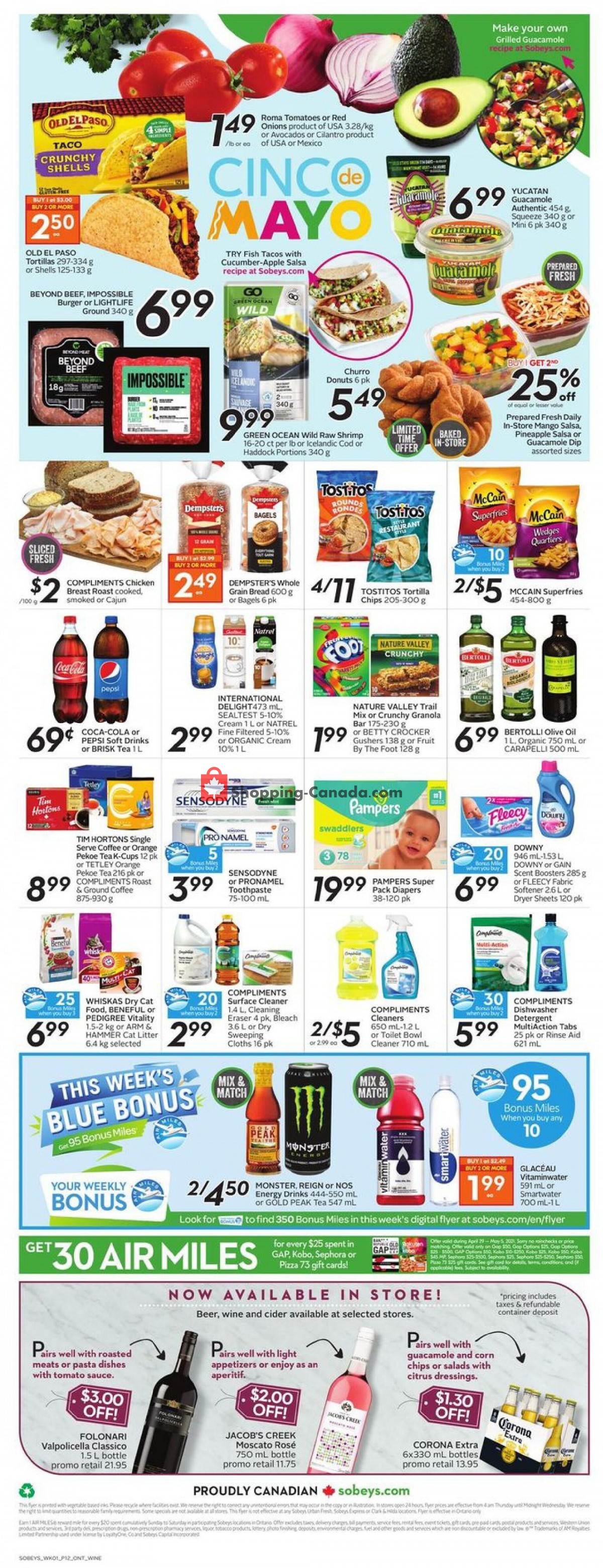Sobeys flyer from Thursday April 29, 2021 to Wednesday May 5, 2021 - page 15
