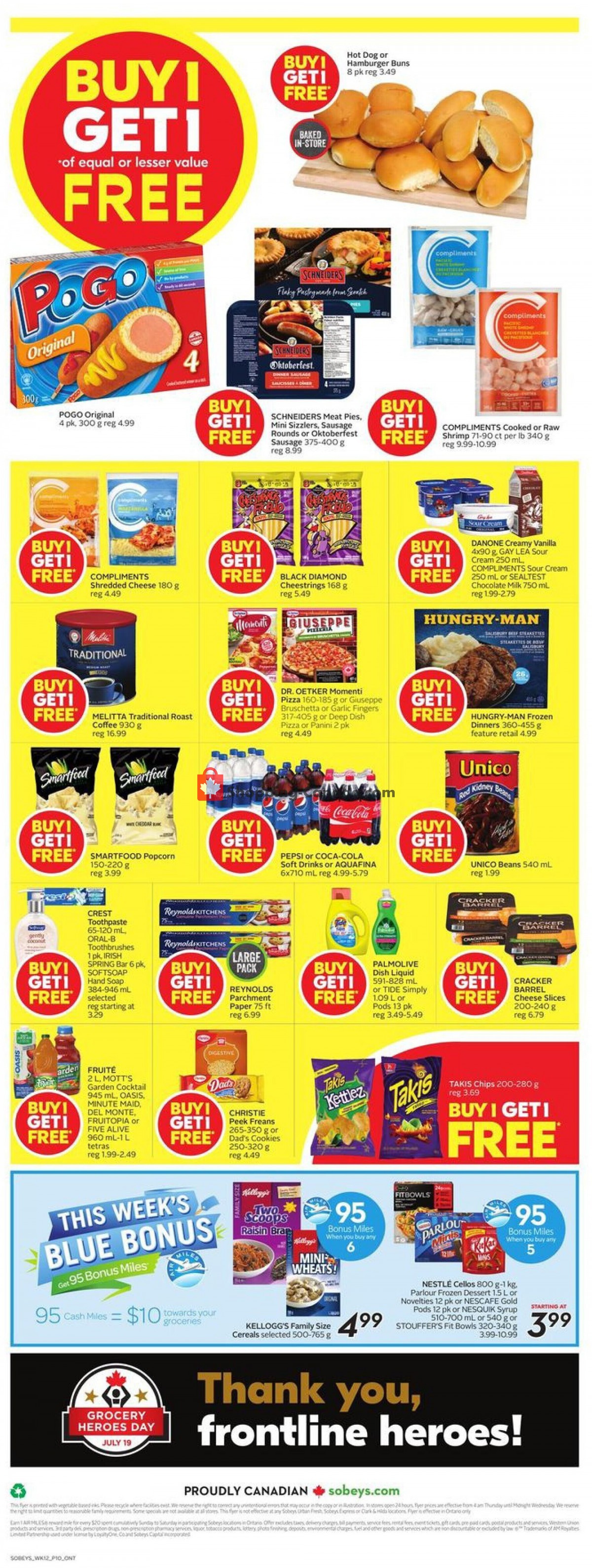 Sobeys flyer from Thursday July 15, 2021 to Wednesday July 21, 2021 - page 12