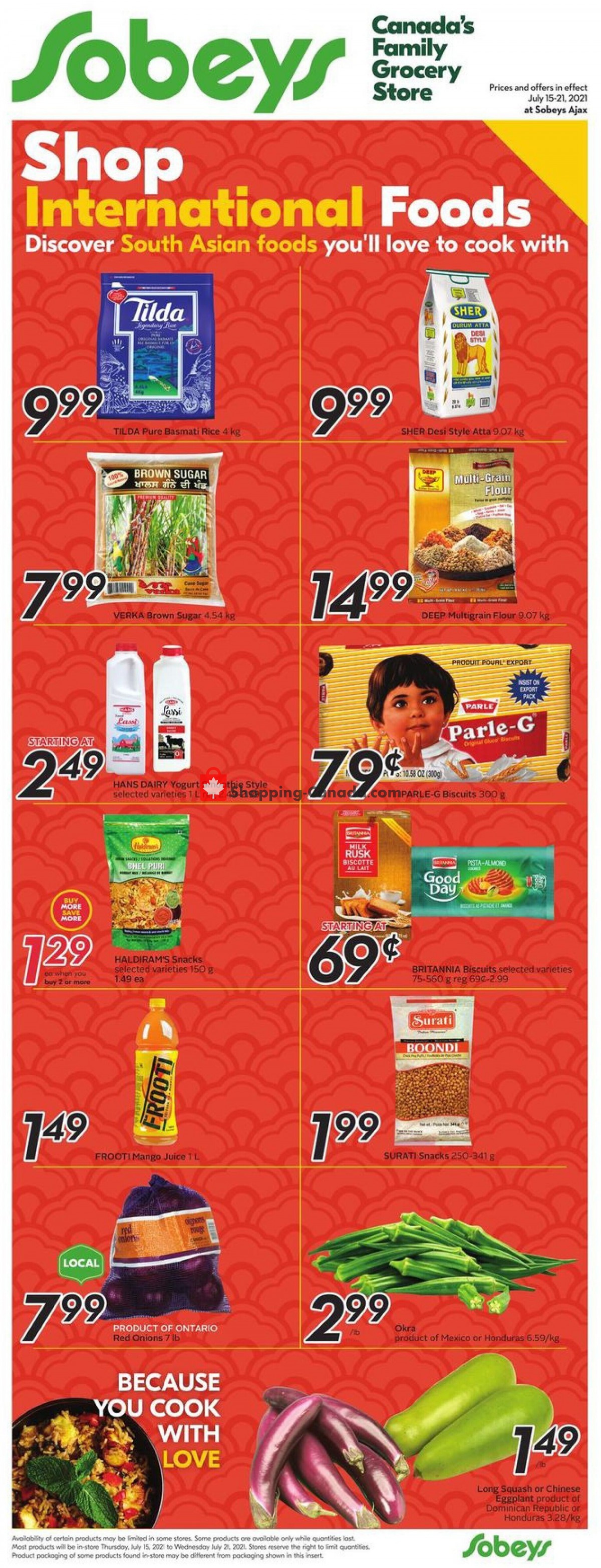 Sobeys flyer from Thursday July 15, 2021 to Wednesday July 21, 2021 - page 16