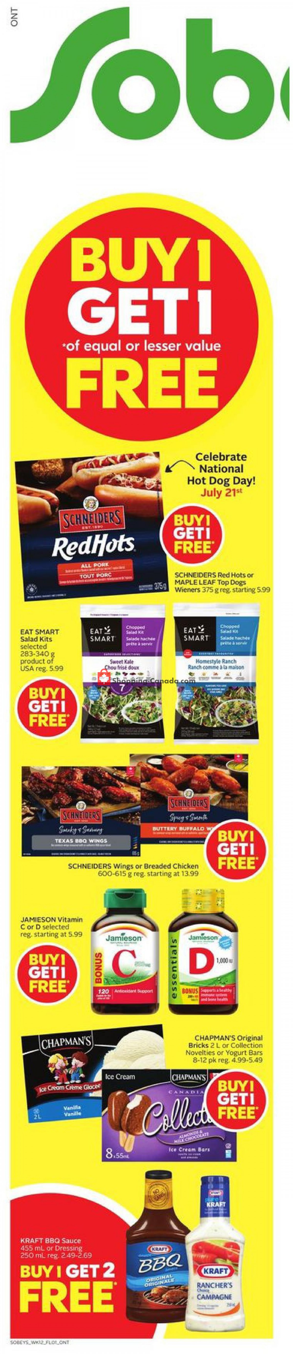 Sobeys flyer from Thursday July 15, 2021 to Wednesday July 21, 2021 - page 2