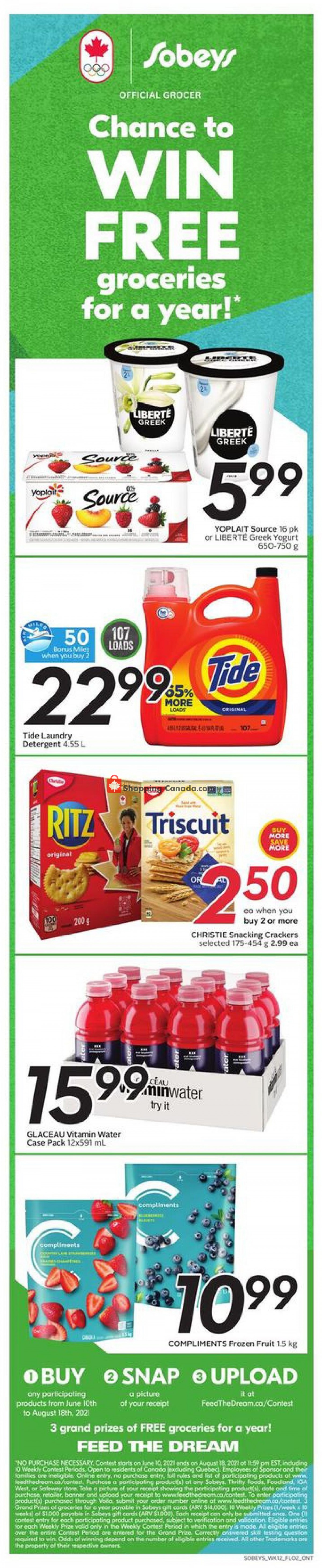 Sobeys flyer from Thursday July 15, 2021 to Wednesday July 21, 2021 - page 3