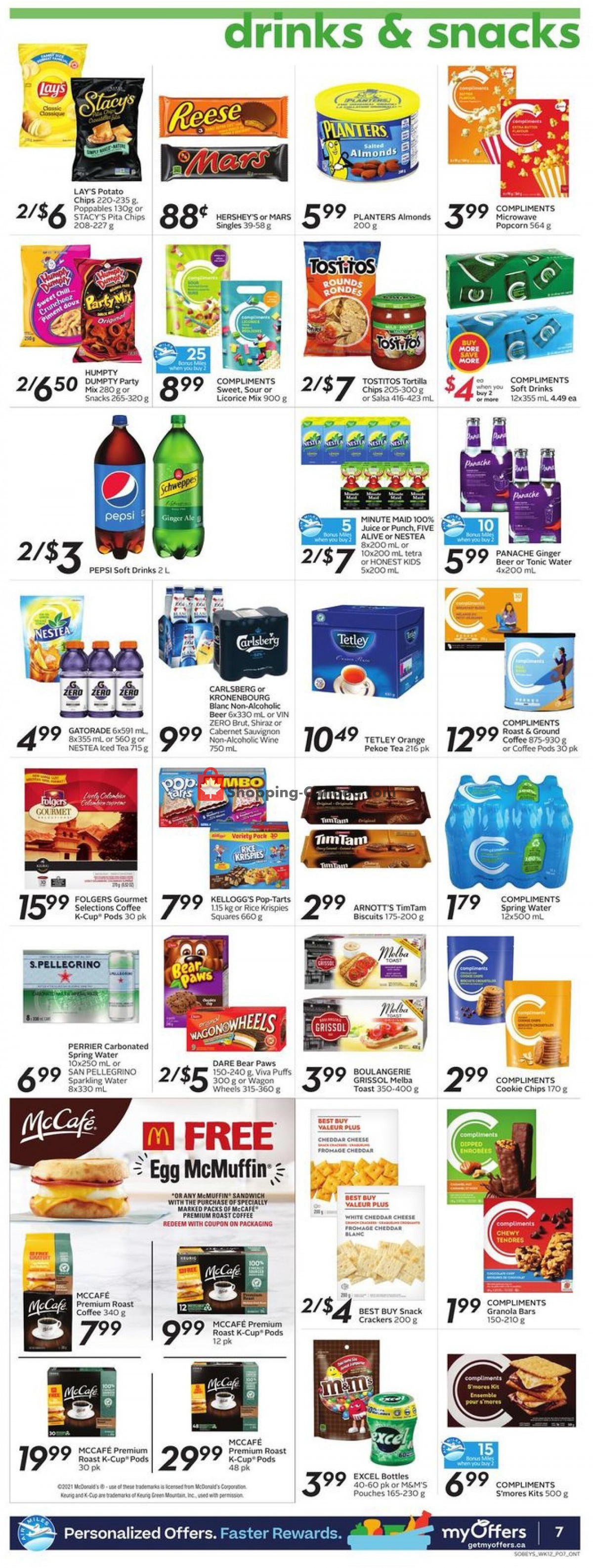 Sobeys flyer from Thursday July 15, 2021 to Wednesday July 21, 2021 - page 9
