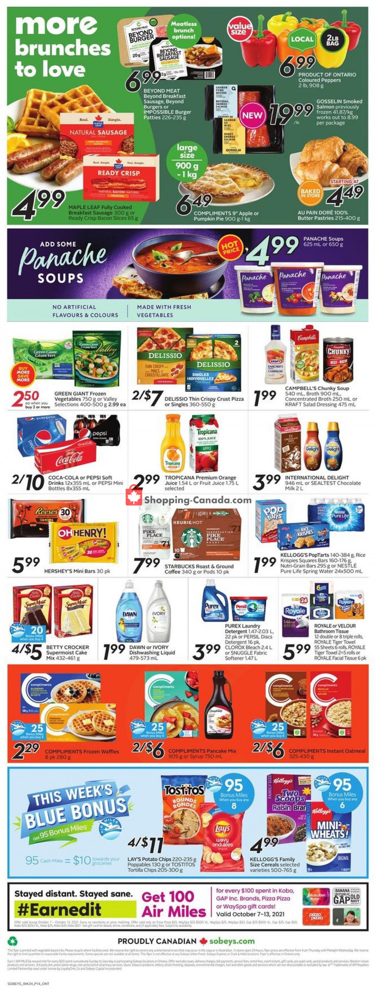 Sobeys flyer from Thursday October 7, 2021 to Wednesday October 13, 2021 - page 4