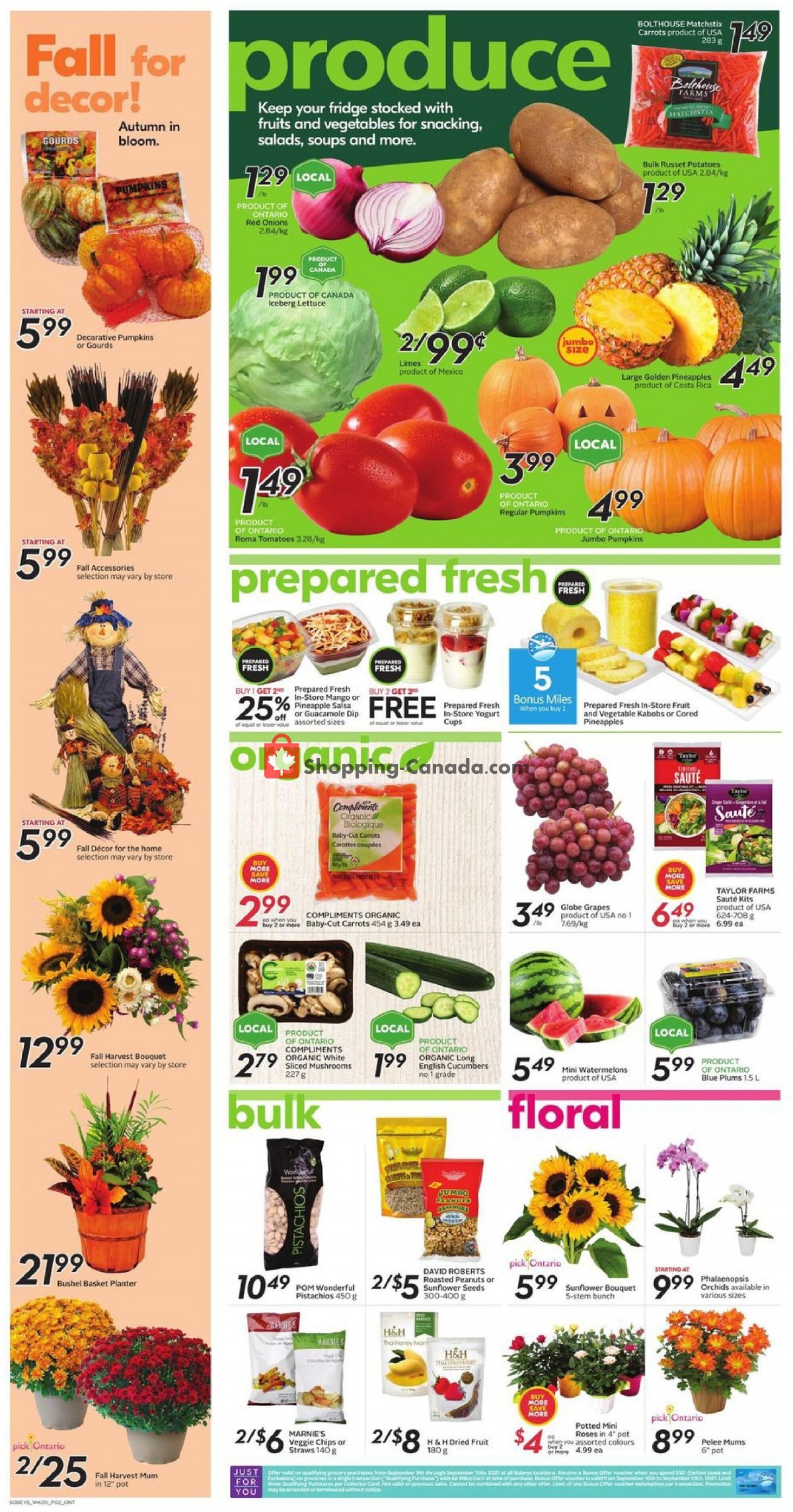 Sobeys flyer from Thursday September 9, 2021 to Wednesday September 15, 2021 - page 5