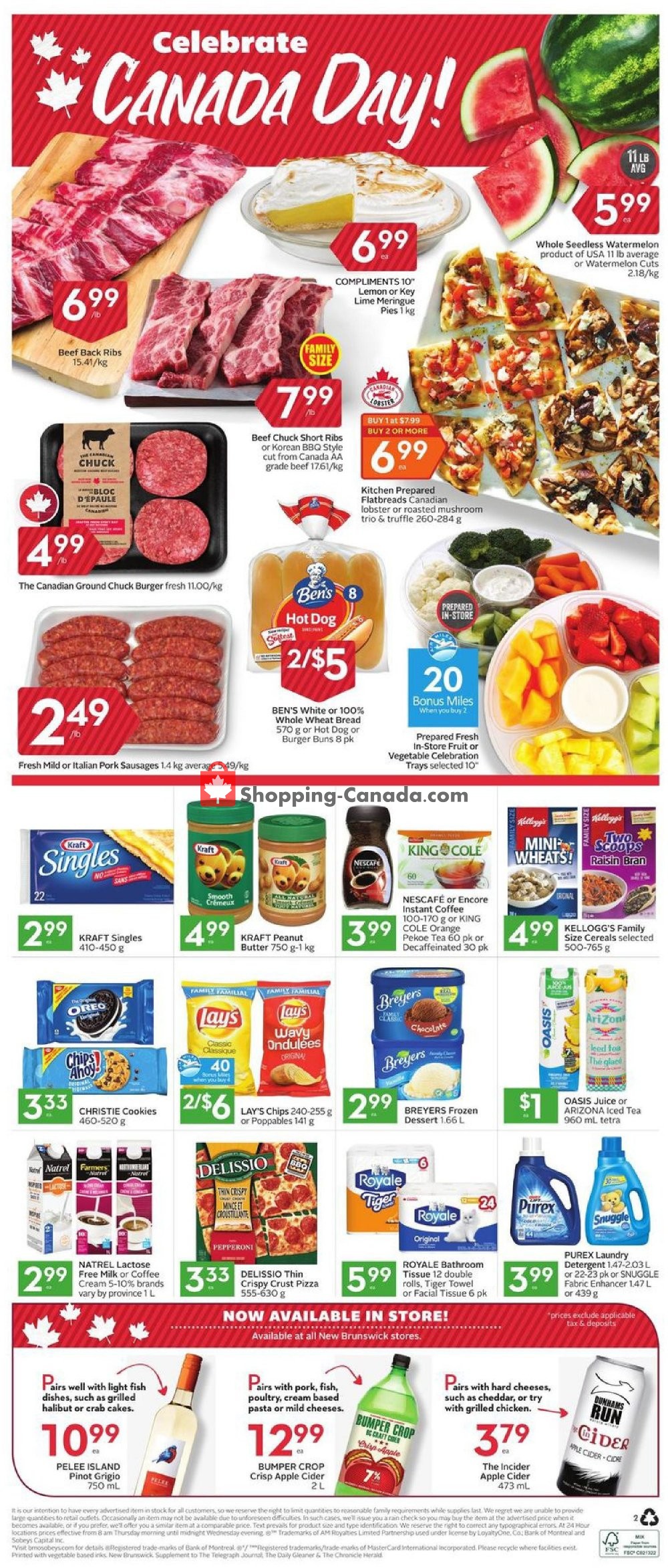 Sobeys flyer from Thursday June 27, 2019 to Wednesday July 3, 2019 - page 16
