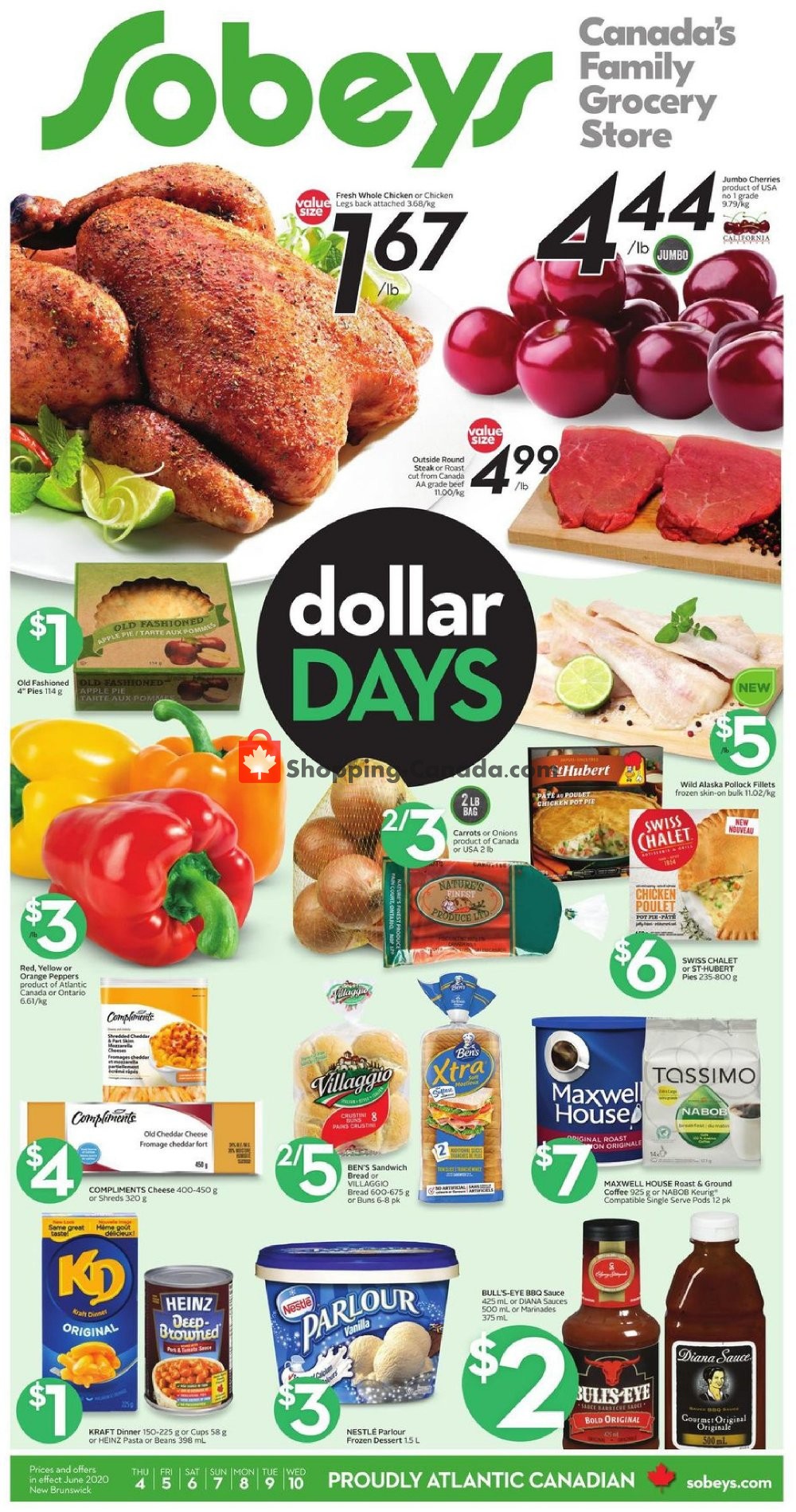 Sobeys flyer from Thursday June 4, 2020 to Wednesday June 10, 2020 - page 1