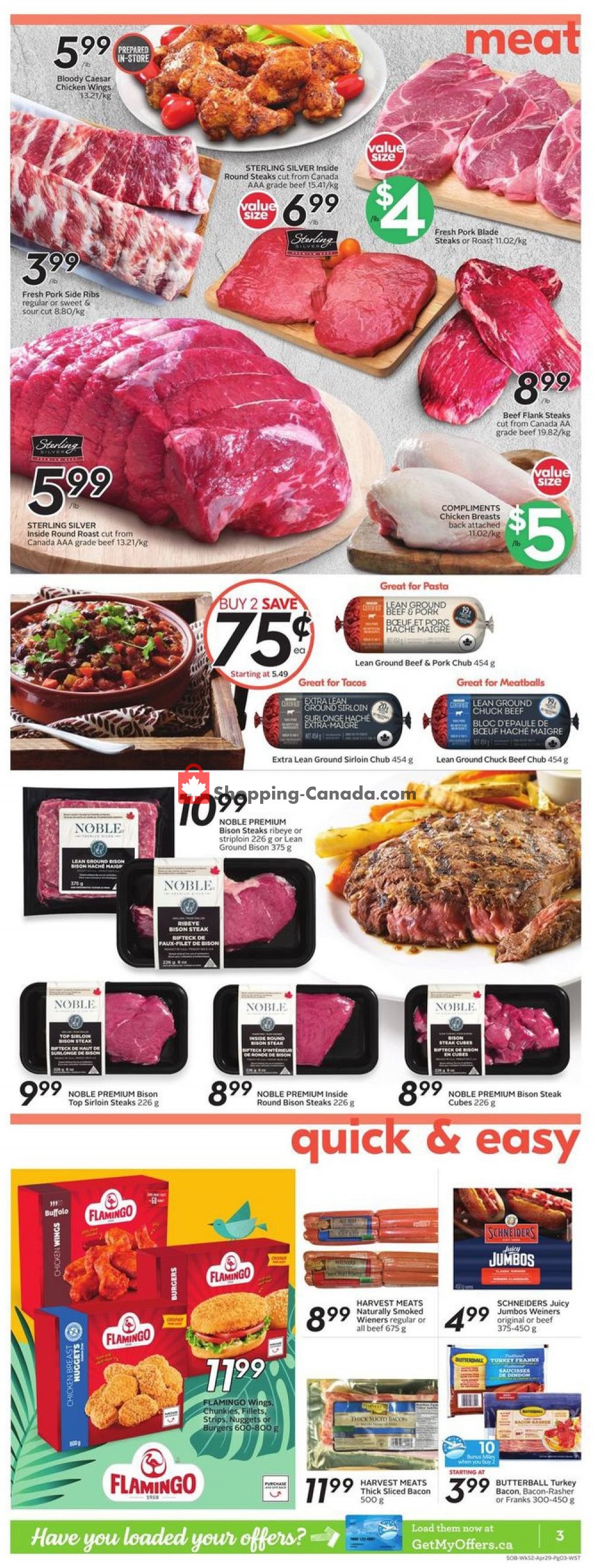 Sobeys flyer from Thursday April 23, 2020 to Wednesday April 29, 2020 - page 3