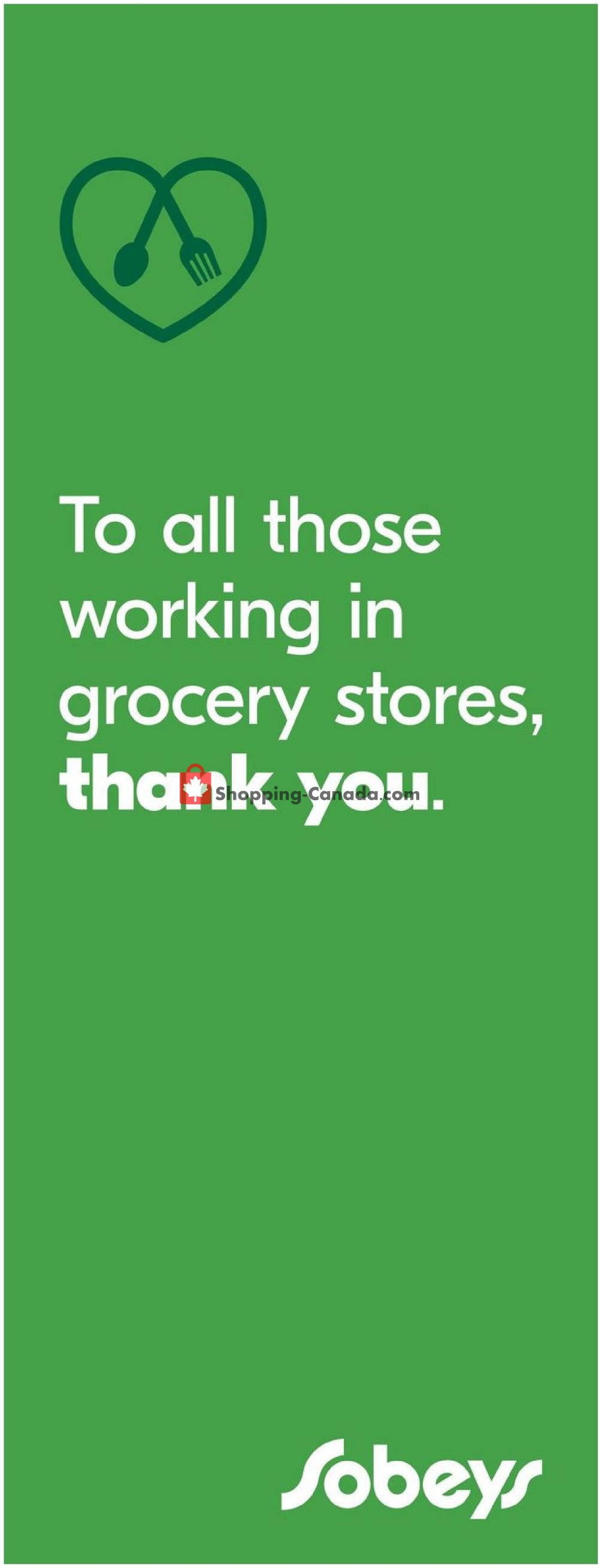 Sobeys flyer from Thursday April 23, 2020 to Wednesday April 29, 2020 - page 6