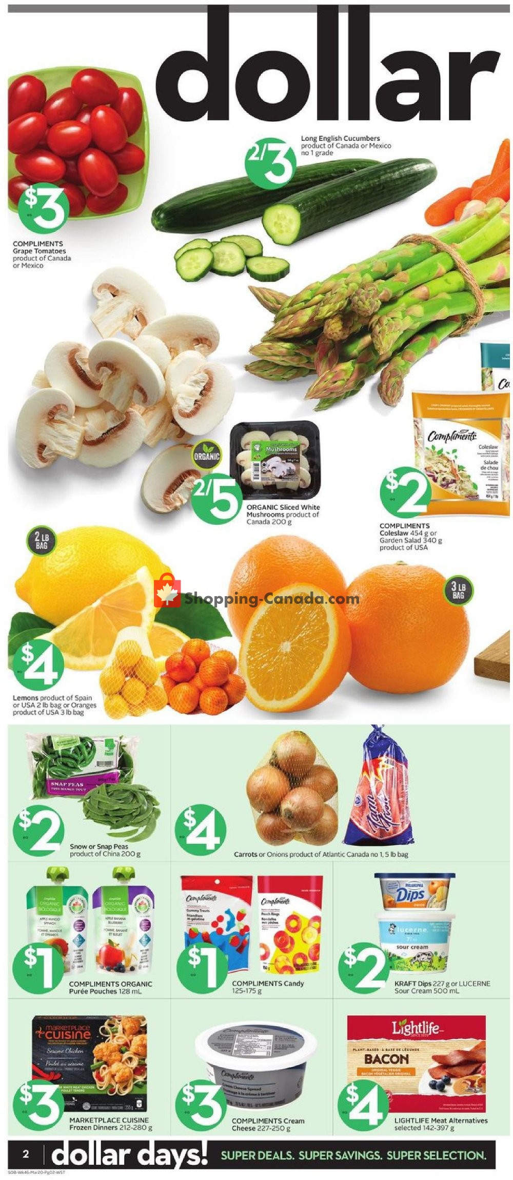 Sobeys flyer from Thursday March 14, 2019 to Wednesday March 20, 2019 - page 2