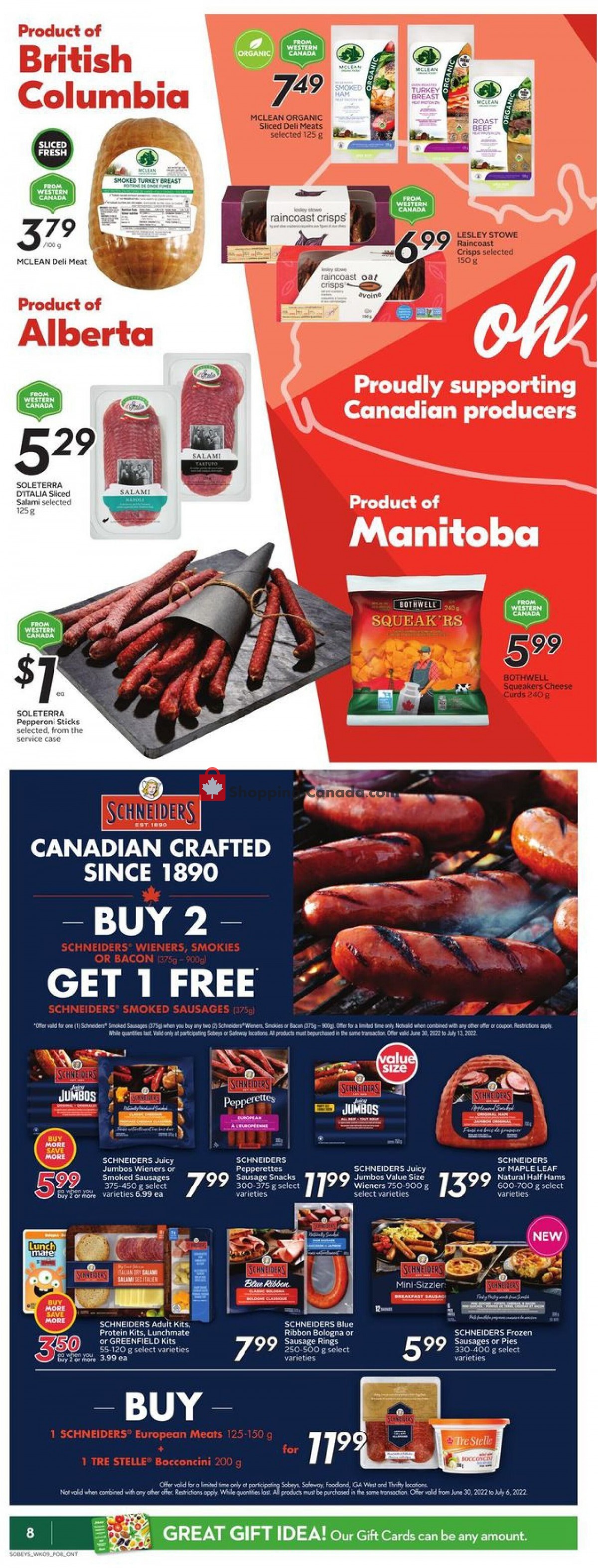 Sobeys flyer from Thursday June 30, 2022 to Wednesday July 6, 2022 - page 12