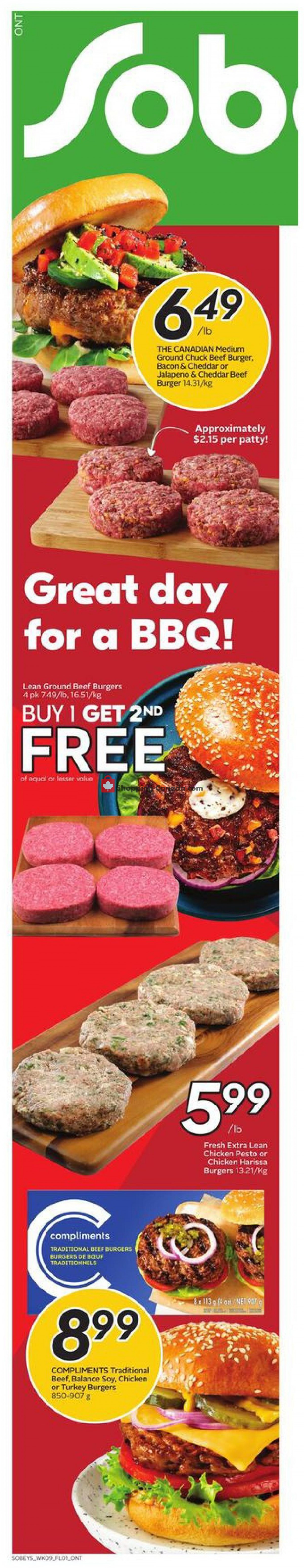 Sobeys flyer from Thursday June 30, 2022 to Wednesday July 6, 2022 - page 2