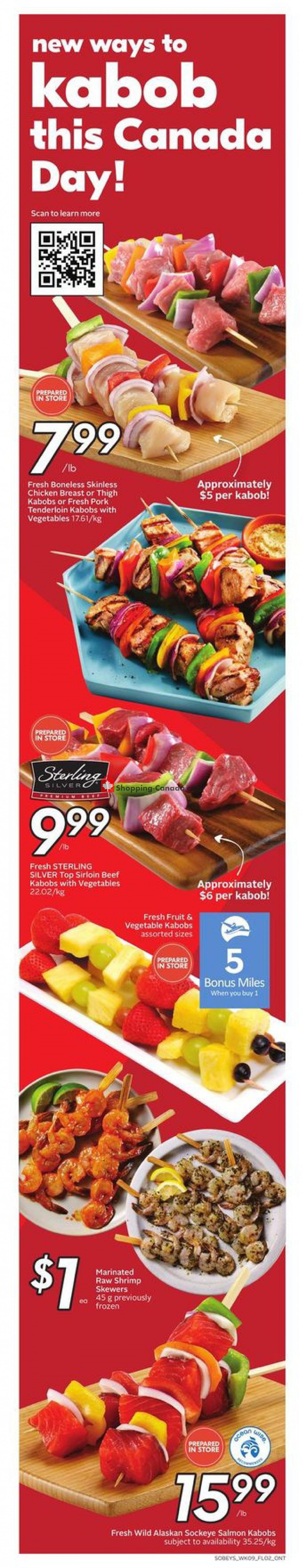 Sobeys flyer from Thursday June 30, 2022 to Wednesday July 6, 2022 - page 3