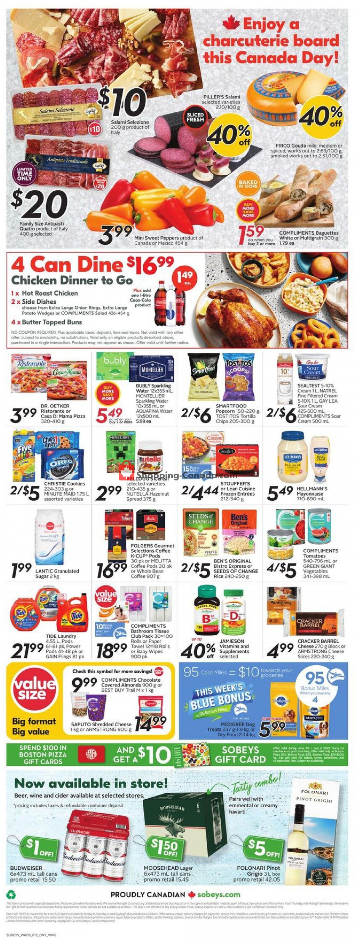 Sobeys flyer from Thursday June 30, 2022 to Wednesday July 6, 2022 - page 4