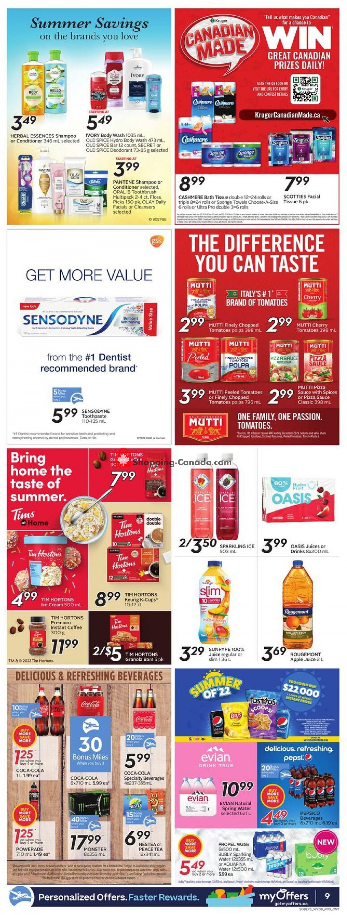 Sobeys flyer from Thursday June 23, 2022 to Wednesday June 29, 2022 - page 12