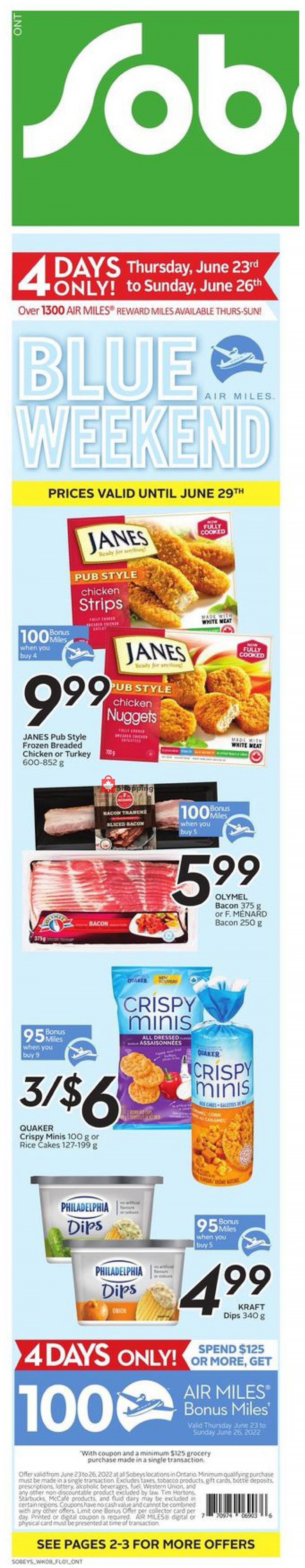 Sobeys flyer from Thursday June 23, 2022 to Wednesday June 29, 2022 - page 2