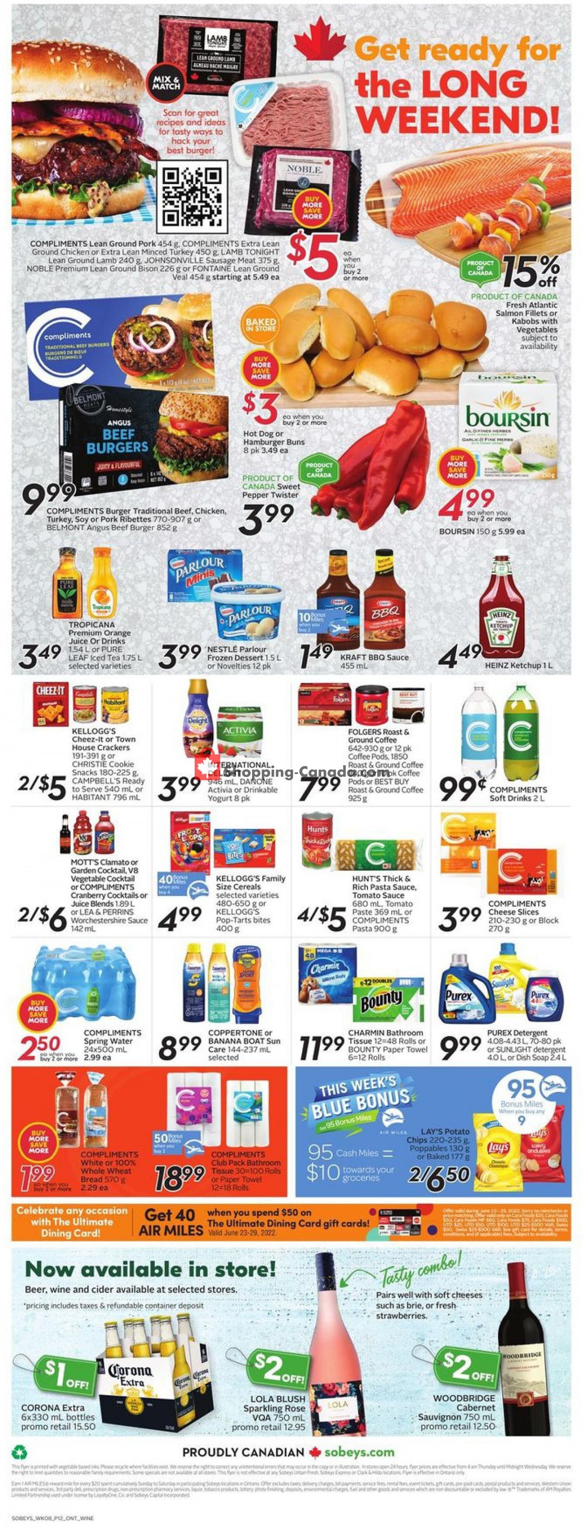 Sobeys flyer from Thursday June 23, 2022 to Wednesday June 29, 2022 - page 4
