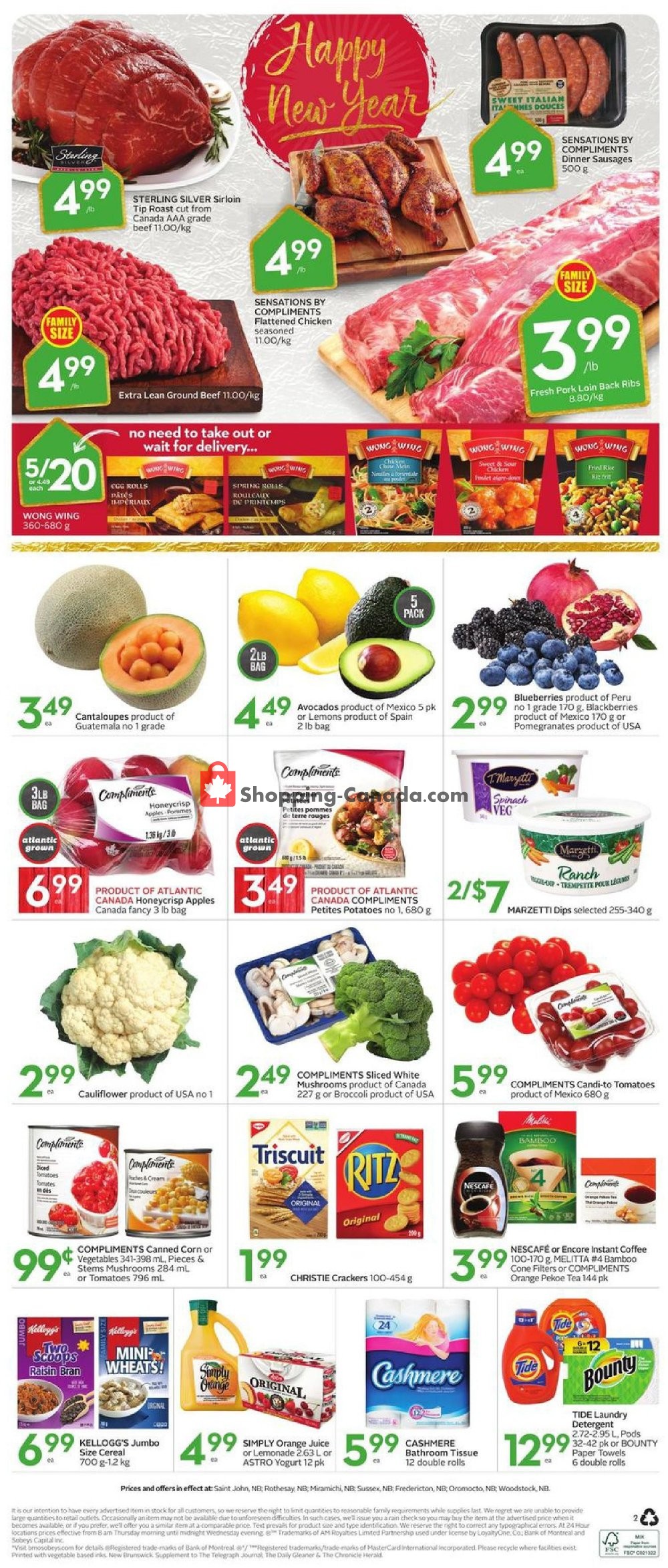 Sobeys flyer from Thursday December 27, 2018 to Wednesday January 2, 2019 - page 9