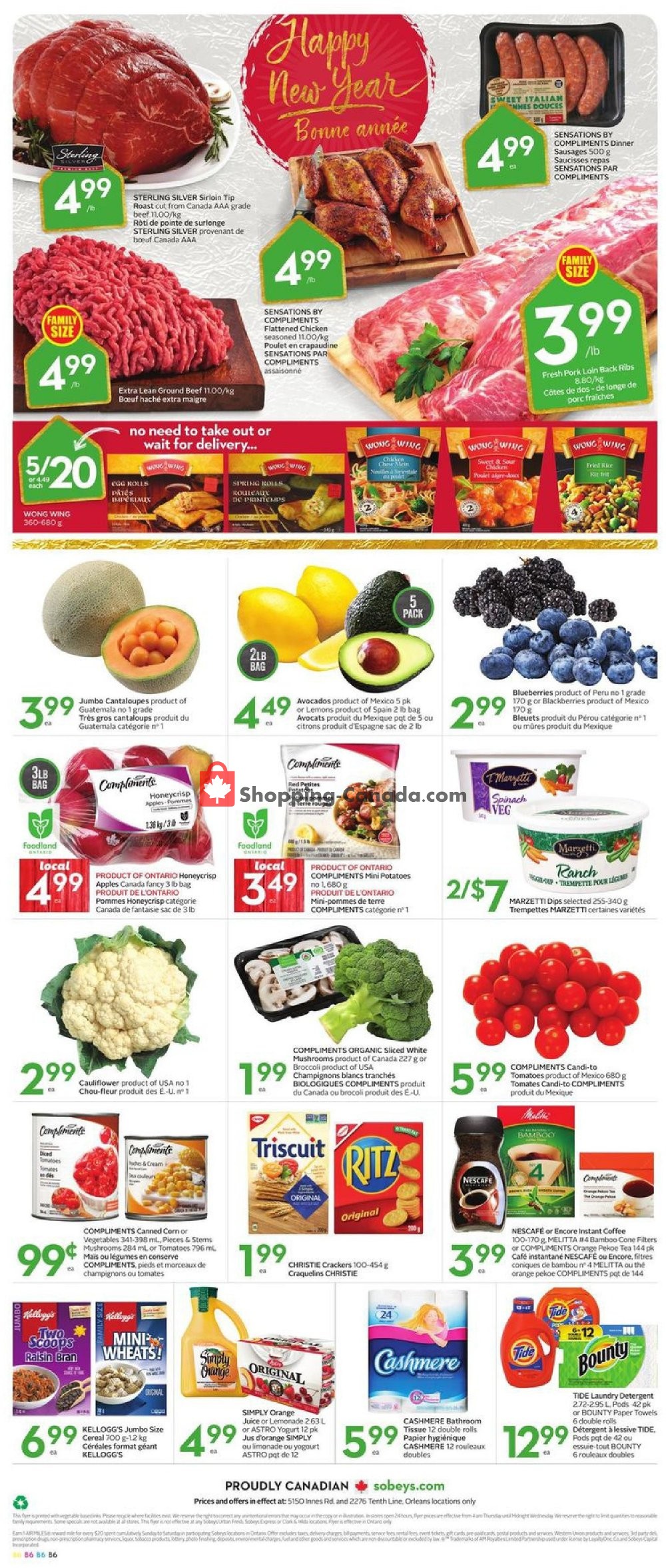 Sobeys flyer from Thursday December 27, 2018 to Wednesday January 2, 2019 - page 8
