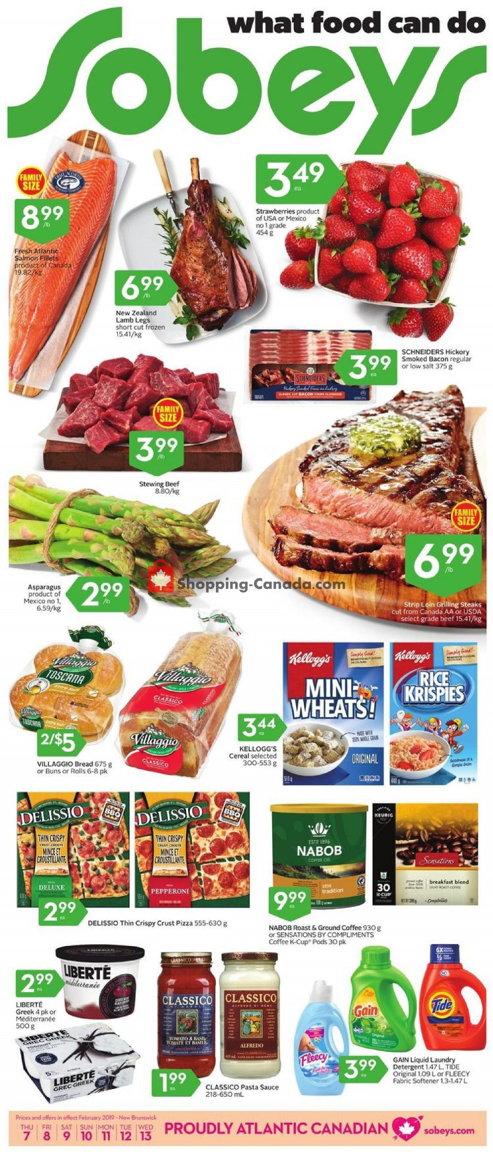 Sobeys Canada, flyer (Happy Valentines day Atlantic) February 7