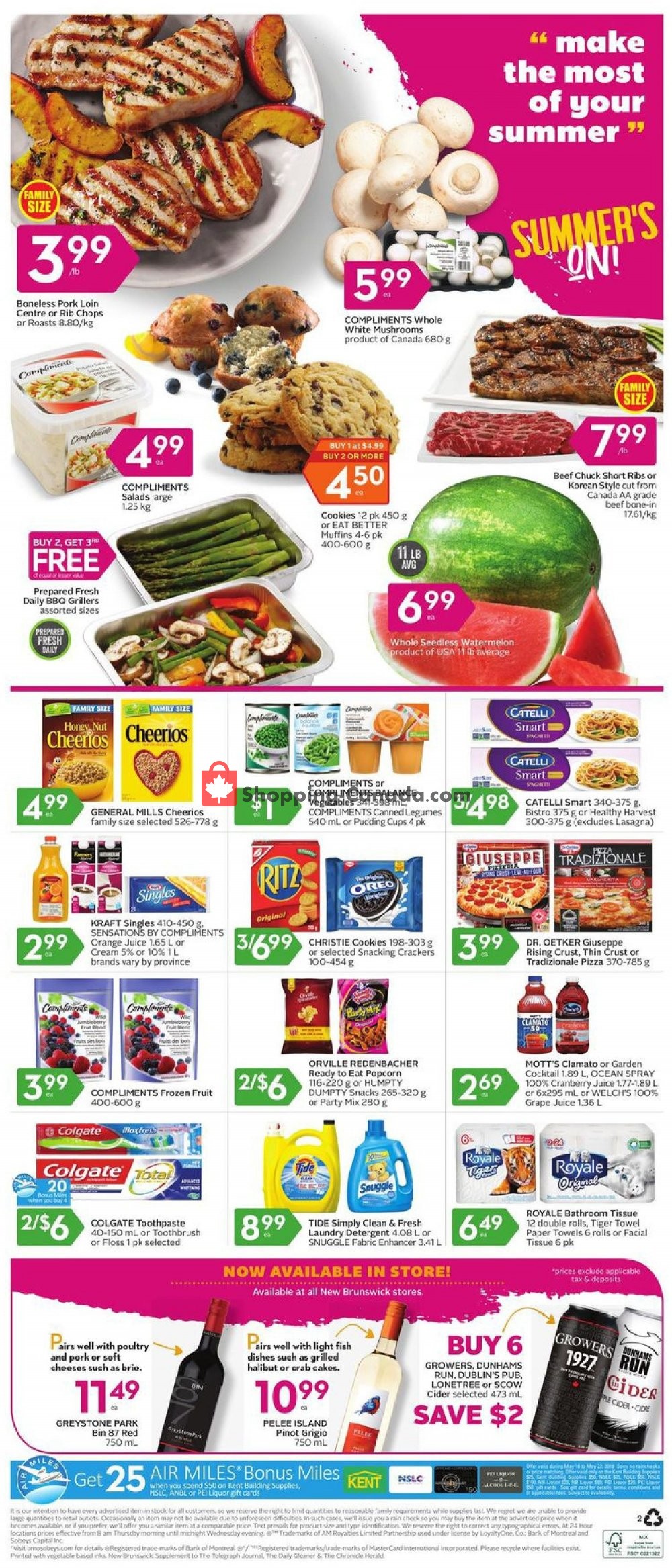Sobeys flyer from Thursday May 16, 2019 to Wednesday May 22, 2019 - page 12