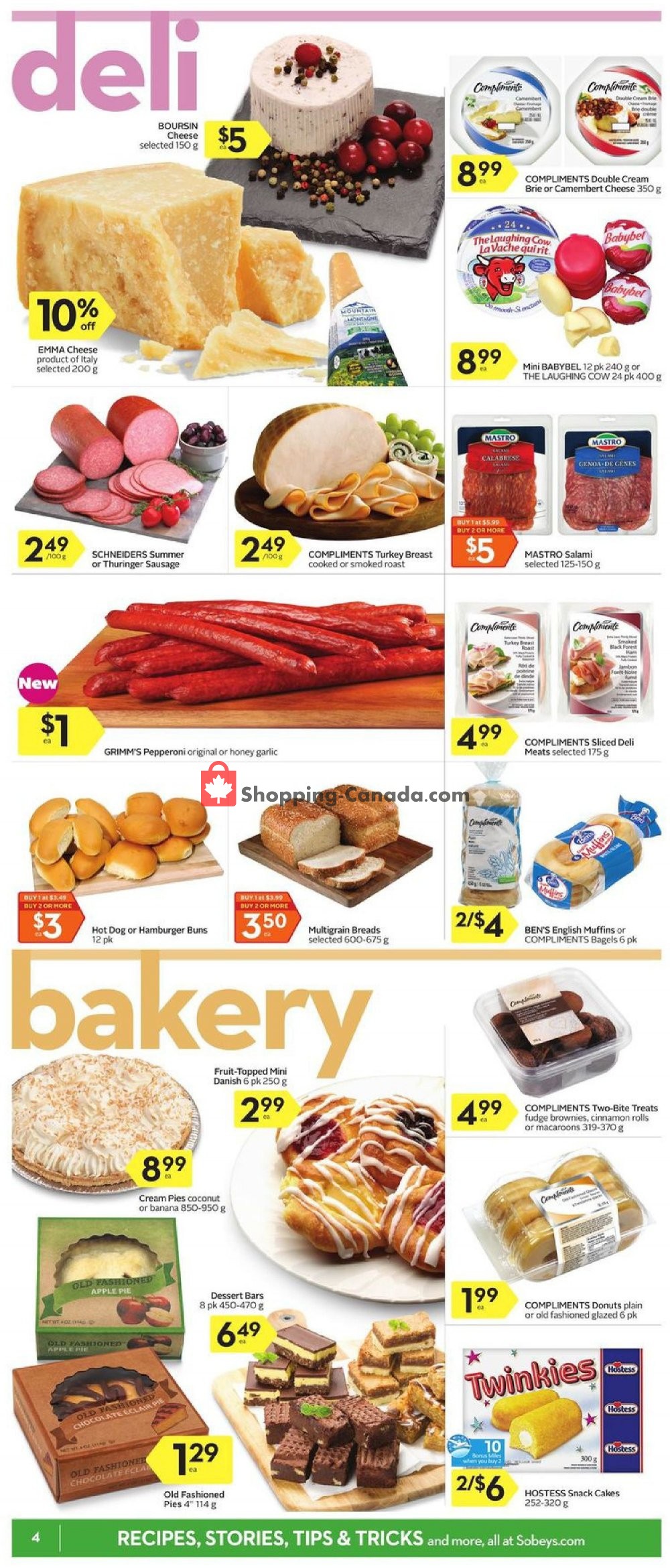 Sobeys flyer from Thursday May 16, 2019 to Wednesday May 22, 2019 - page 4