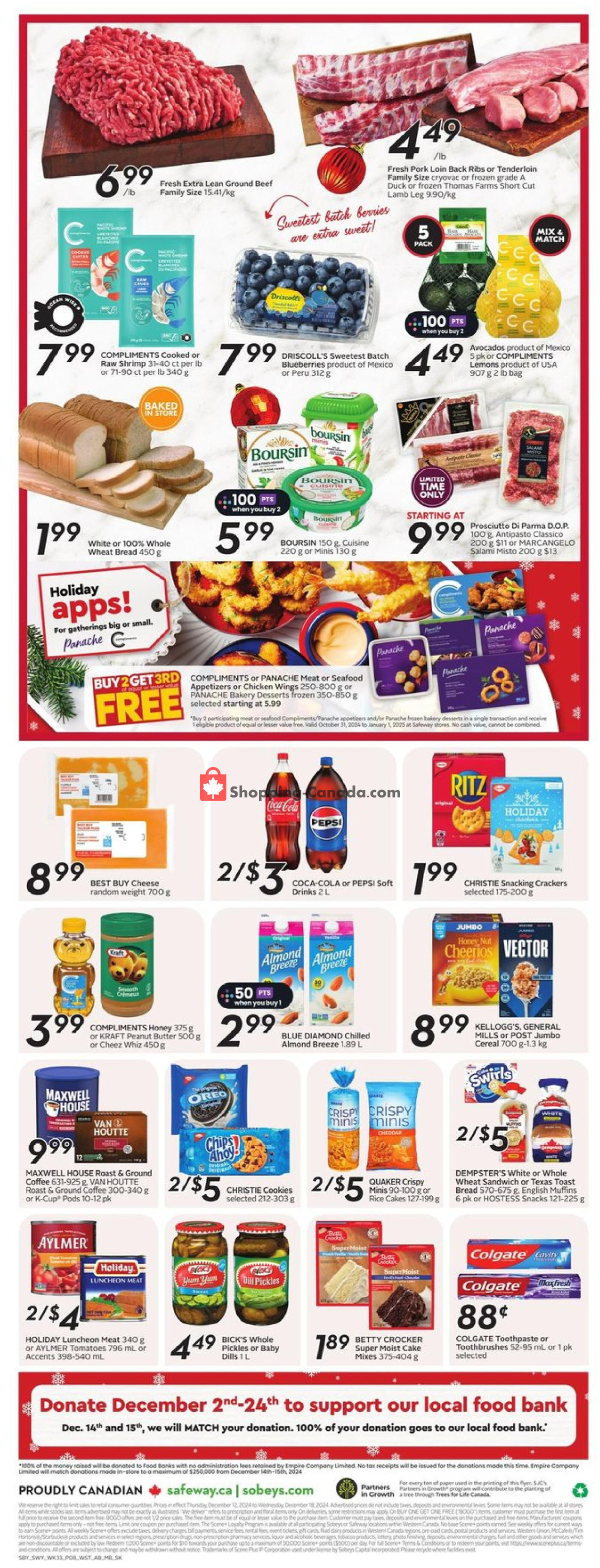 Sobeys flyer from Thursday December 12, 2024 to Wednesday December 18, 2024 - page 4