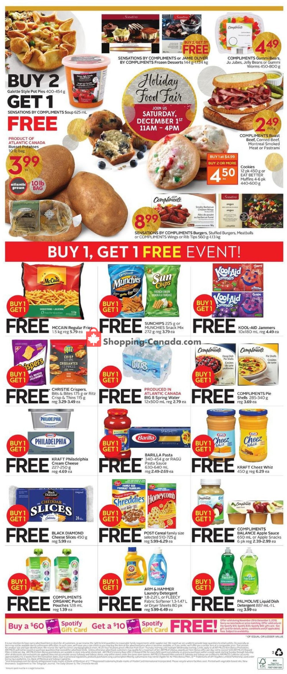 Sobeys flyer from Thursday November 29, 2018 to Wednesday December 5, 2018 - page 16