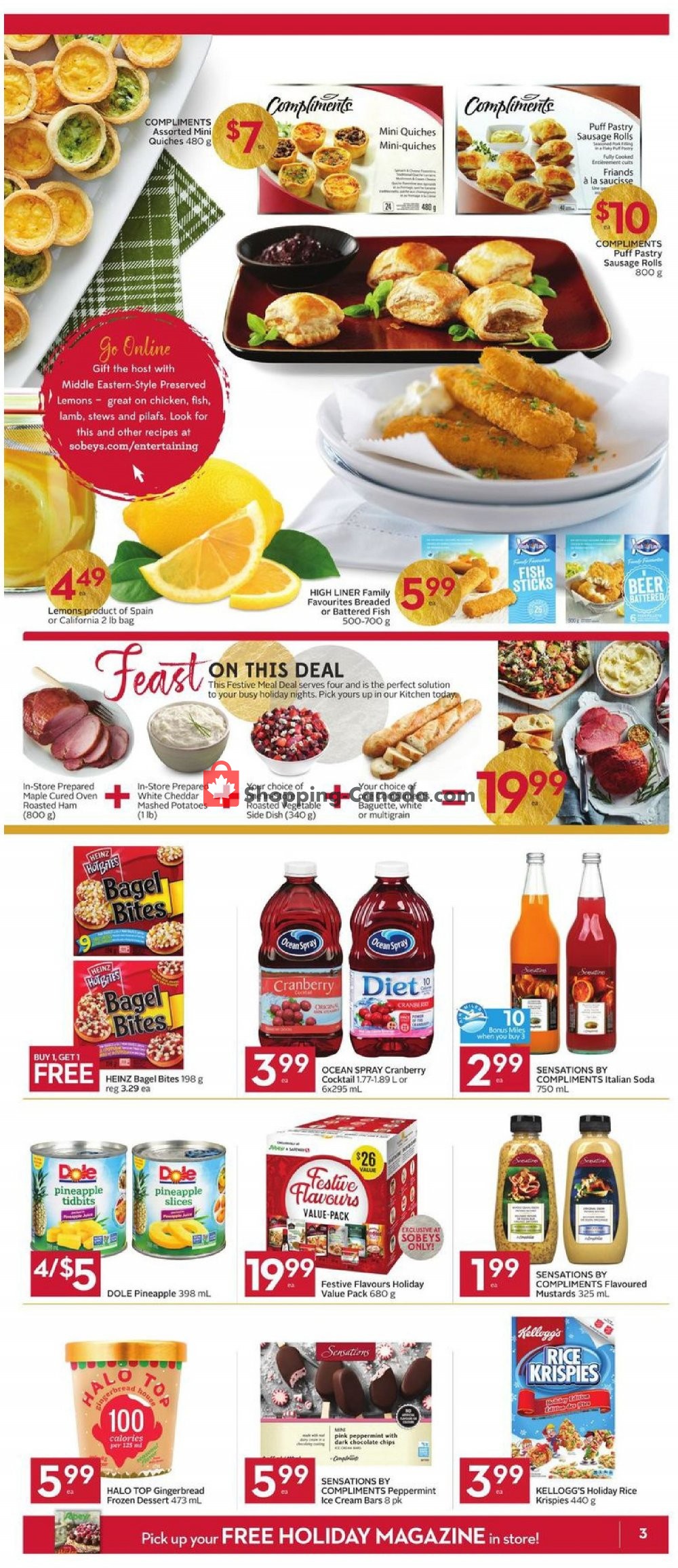 Sobeys flyer from Thursday November 29, 2018 to Wednesday December 5, 2018 - page 3