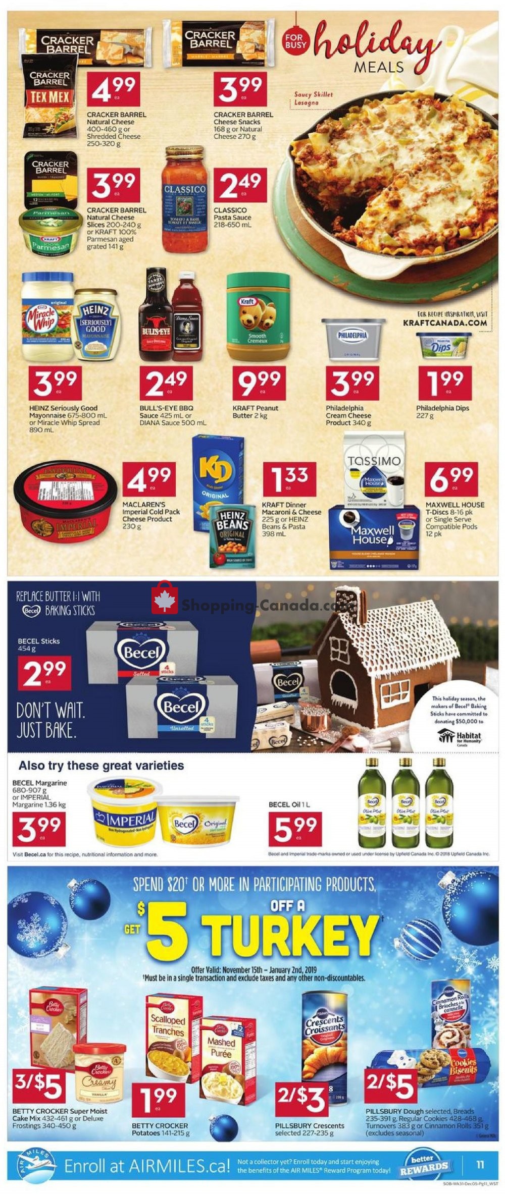 Sobeys flyer from Thursday November 29, 2018 to Wednesday December 5, 2018 - page 15