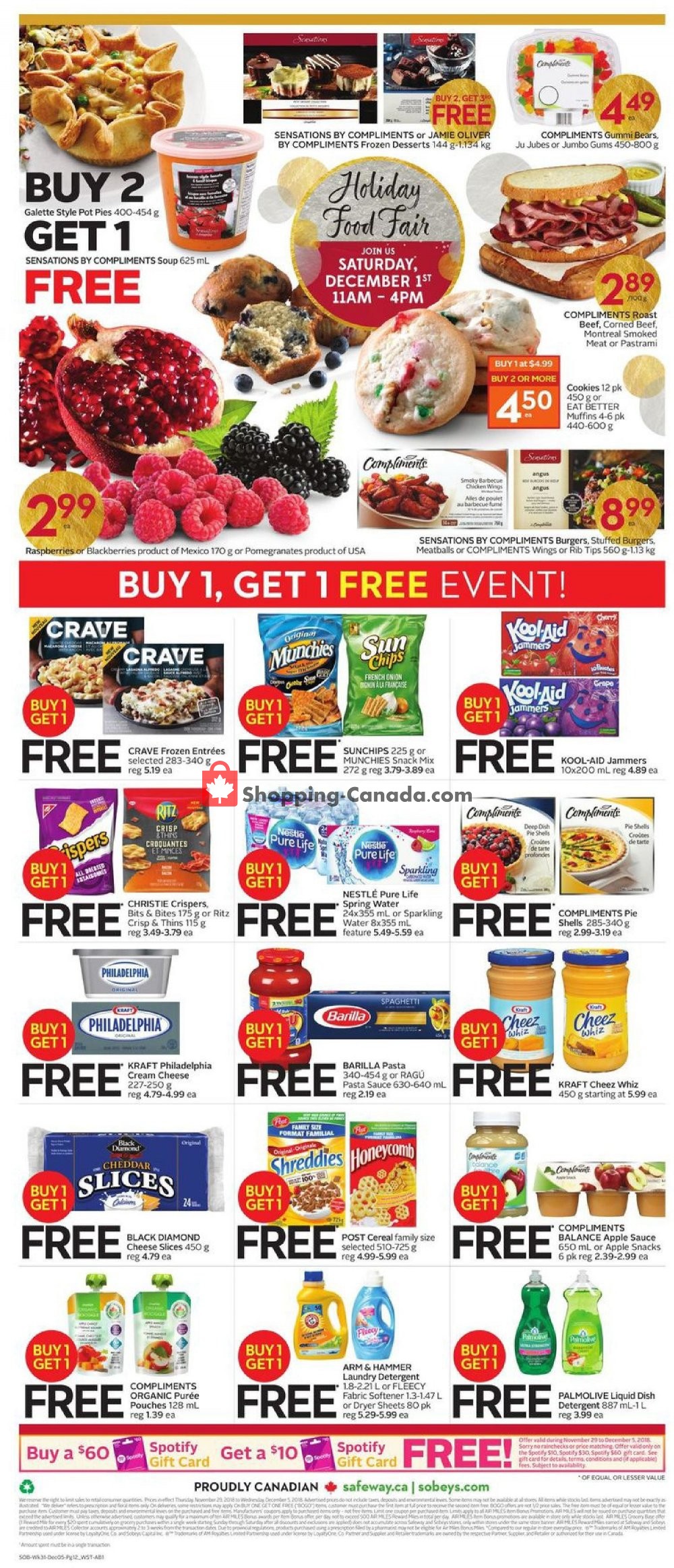 Sobeys flyer from Thursday November 29, 2018 to Wednesday December 5, 2018 - page 2