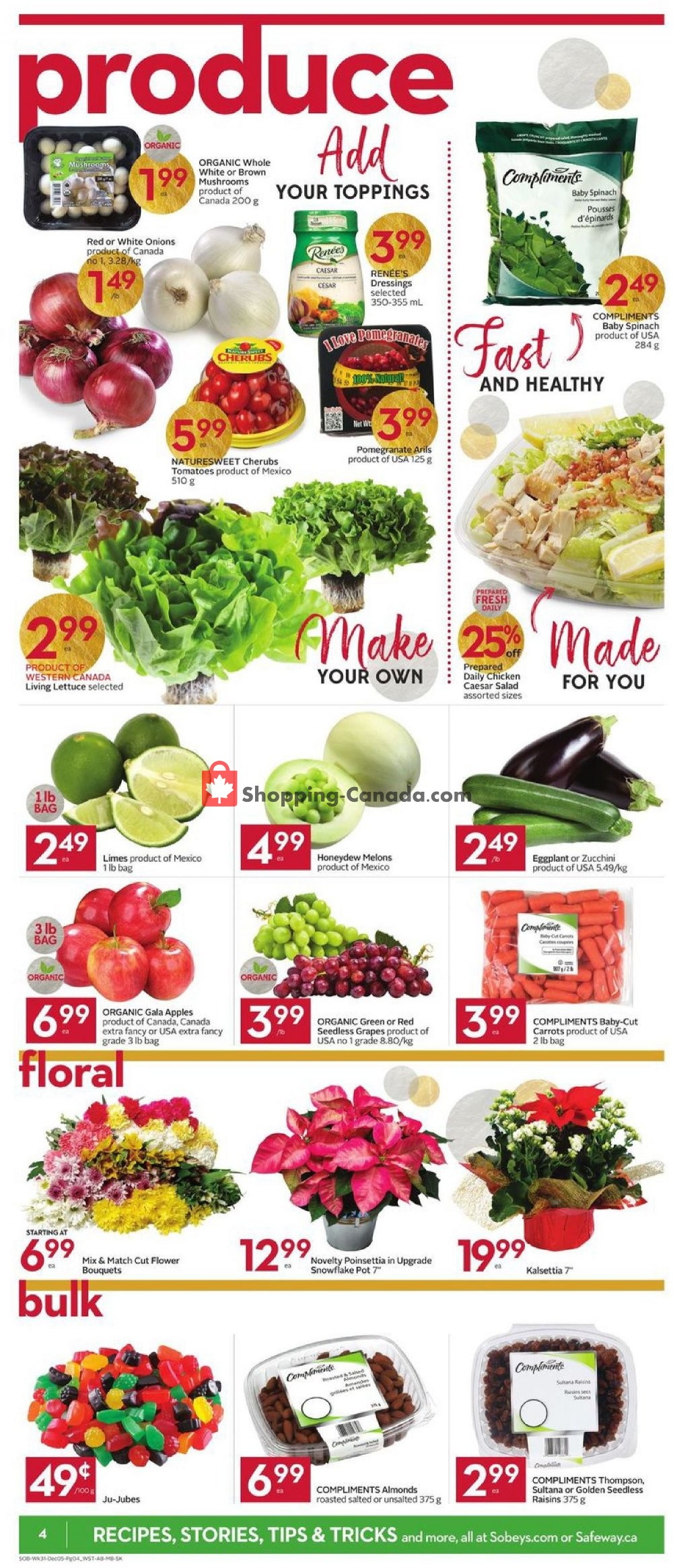 Sobeys flyer from Thursday November 29, 2018 to Wednesday December 5, 2018 - page 6
