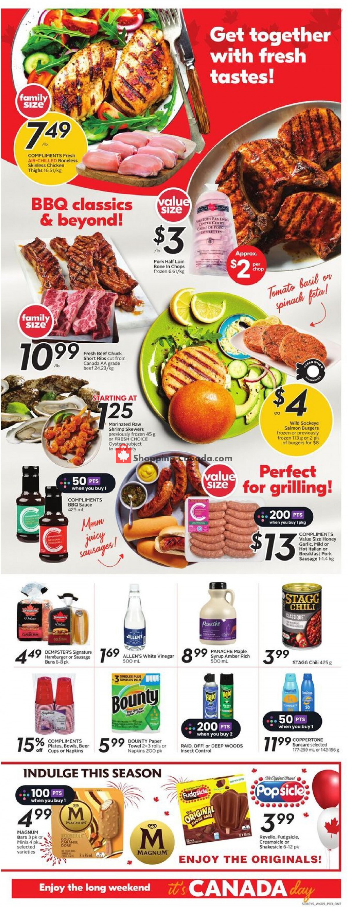 Sobeys flyer from Thursday June 29, 2023 to Wednesday July 5, 2023 - page 7