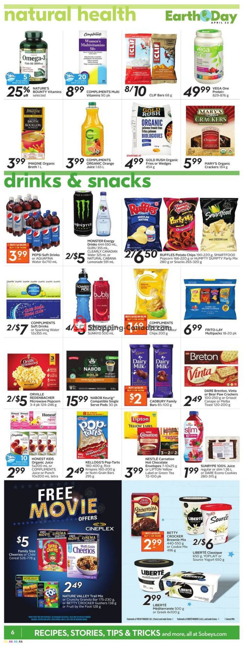 Sobeys flyer from Thursday April 16, 2020 to Wednesday April 22, 2020 - page 12