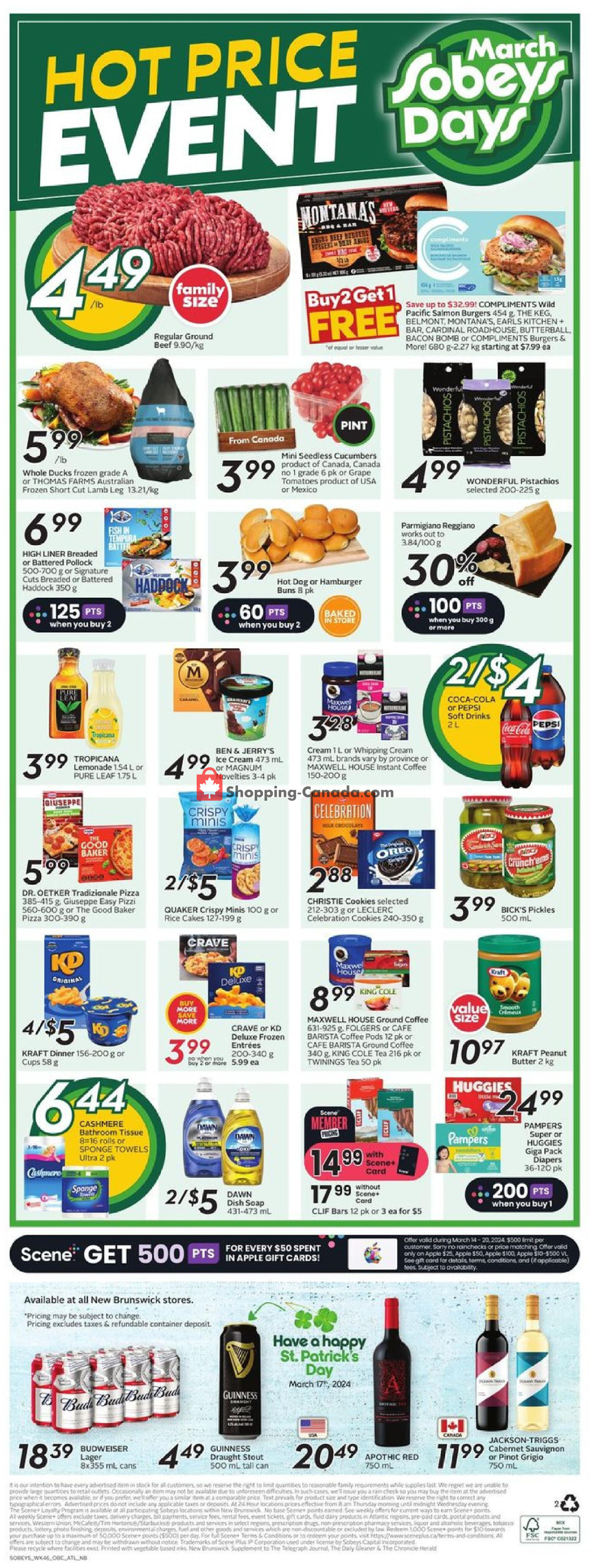 Sobeys flyer from Thursday March 14, 2024 to Wednesday March 20, 2024 - page 4